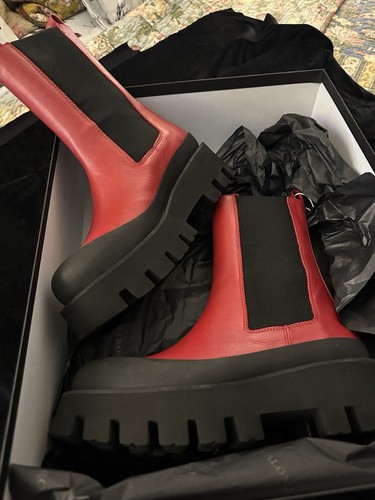 Paloma barcelo boots red - barcelo,
